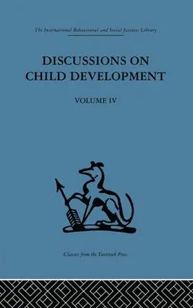 Inhelder / Tanner |  Discussions on Child Development | Buch |  Sack Fachmedien