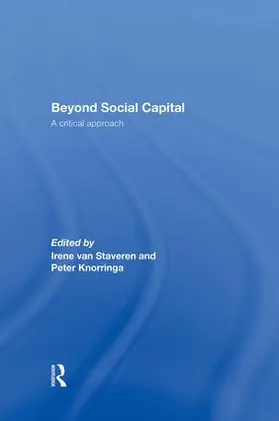 van Staveren / Knorringa |  Beyond Social Capital | Buch |  Sack Fachmedien