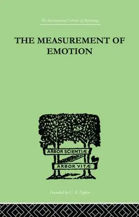 Whately Smith |  The Measurement of Emotion | Buch |  Sack Fachmedien