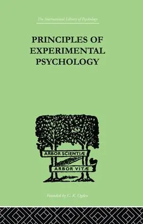 Pieron |  Principles Of Experimental Psychology | Buch |  Sack Fachmedien