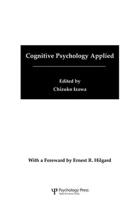 Izawa | Cognitive Psychology Applied | Buch | 978-1-138-88279-9 | www2.sack.de