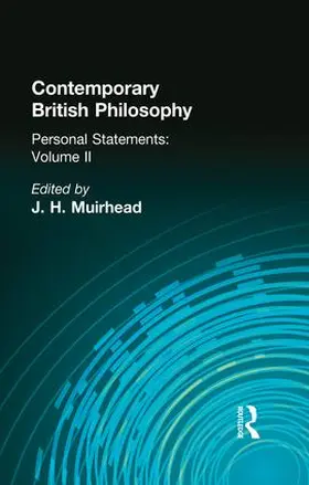 Muirhead | Contemporary British Philosophy | Buch | 978-1-138-88418-2 | www2.sack.de