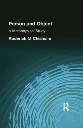Chisholm |  Person and Object | Buch |  Sack Fachmedien