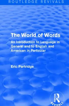 Partridge |  The World of Words | Buch |  Sack Fachmedien