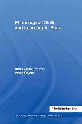 Goswami / Bryant |  Phonological Skills and Learning to Read | Buch |  Sack Fachmedien