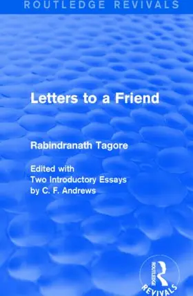 Tagore |  Letters to a Friend | Buch |  Sack Fachmedien