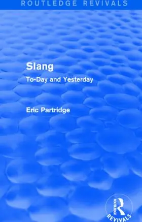 Partridge |  Slang | Buch |  Sack Fachmedien