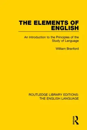 Branford | The Elements of English | Buch | 978-1-138-91878-8 | sack.de
