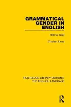 Jones | Grammatical Gender in English | Buch | 978-1-138-91948-8 | sack.de