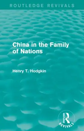 Hodgkin |  China in the Family of Nations | Buch |  Sack Fachmedien