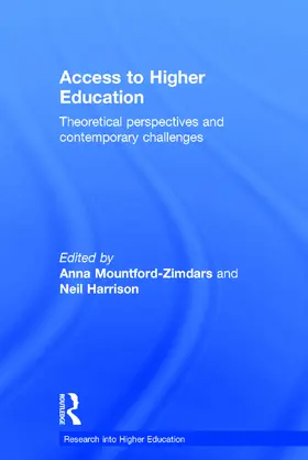 Mountford-Zimdars / Harrison |  Access to Higher Education | Buch |  Sack Fachmedien