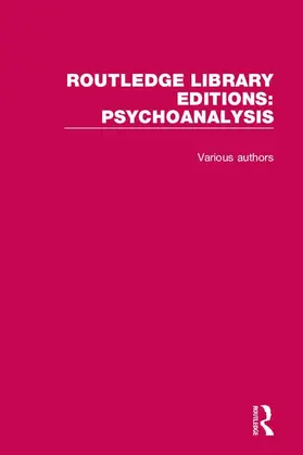 Various |  Routledge Library Editions: Psychoanalysis | Buch |  Sack Fachmedien