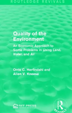 Herfindahl / Kneese |  Quality of the Environment | Buch |  Sack Fachmedien