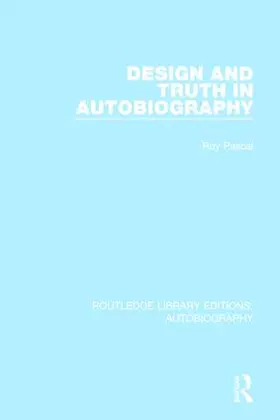 Pascal |  Design and Truth in Autobiography | Buch |  Sack Fachmedien