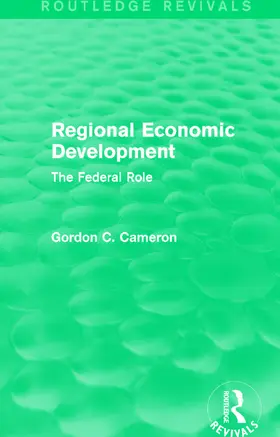 Cameron | Regional Economic Development | Buch | 978-1-138-94480-0 | sack.de