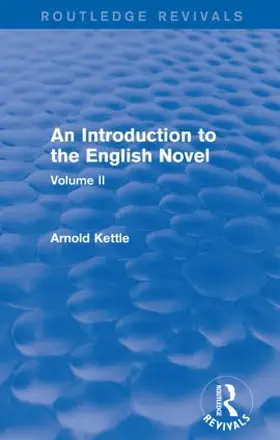 Kettle |  An Introduction to the English Novel | Buch |  Sack Fachmedien