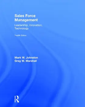 Johnston / Marshall |  Sales Force Management | Buch |  Sack Fachmedien