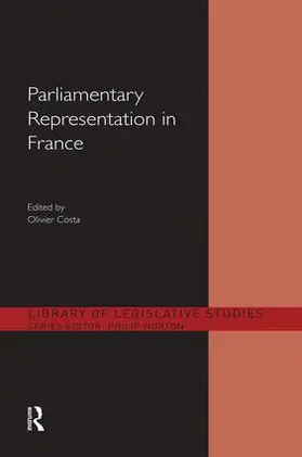Costa |  Parliamentary Representation in France | Buch |  Sack Fachmedien