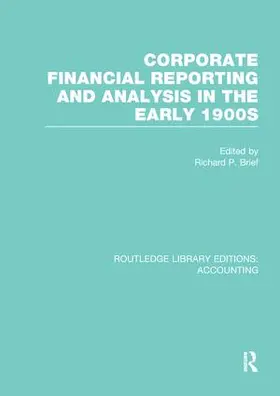 Brief |  Corporate Financial Reporting and Analysis in the early 1900s | Buch |  Sack Fachmedien