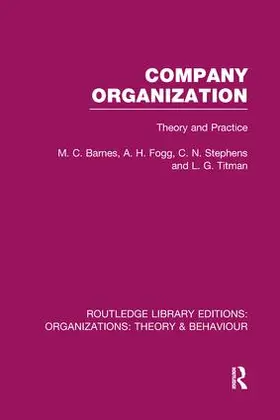 Barnes / Fogg / Stephens |  Company Organization | Buch |  Sack Fachmedien