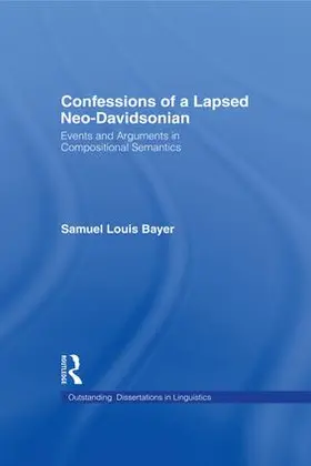 Bayer |  Confessions of a Lapsed Neo-Davidsonian | Buch |  Sack Fachmedien