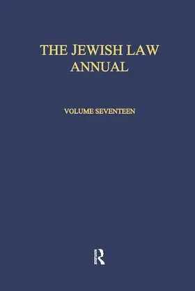 Lifshitz | The Jewish Law Annual Volume 17 | Buch | 978-1-138-97381-7 | sack.de