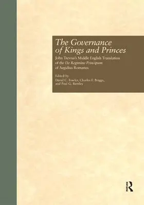 Fowler / Briggs / Remley |  The Governance of Kings and Princes | Buch |  Sack Fachmedien