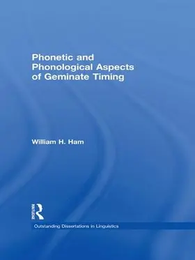 Ham |  Phonetic and Phonological Aspects of Geminate Timing | Buch |  Sack Fachmedien