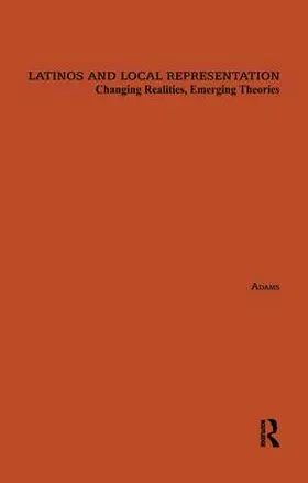 Adams |  Latinos and Local Representation | Buch |  Sack Fachmedien