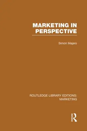 Majaro |  Marketing in Perspective (RLE Marketing) | Buch |  Sack Fachmedien