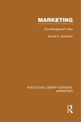Weinstein |  Marketing (RLE Marketing) | Buch |  Sack Fachmedien