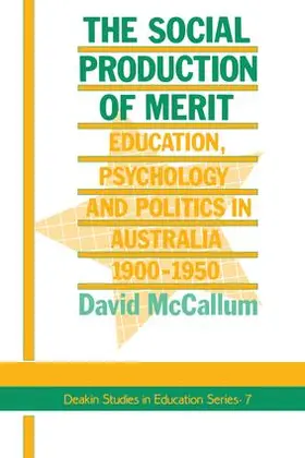 McCallum |  The Social Production Of Merit | Buch |  Sack Fachmedien