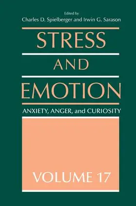 Spielberger / Sarason | Stress and Emotion | Buch | 978-1-138-98303-8 | sack.de