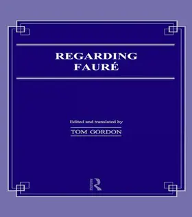 Gordon |  Regarding Faure | Buch |  Sack Fachmedien