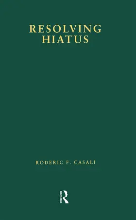 Casali |  Resolving Hiatus | Buch |  Sack Fachmedien