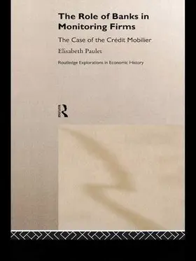 Paulet |  The Role of Banks in Monitoring Firms | Buch |  Sack Fachmedien