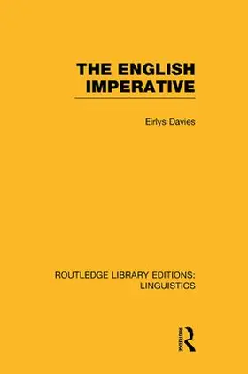 Davies |  The English Imperative (RLE Linguistics D | Buch |  Sack Fachmedien
