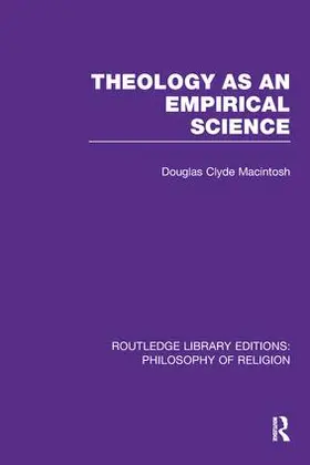 Macintosh |  Theology as an Empirical Science | Buch |  Sack Fachmedien