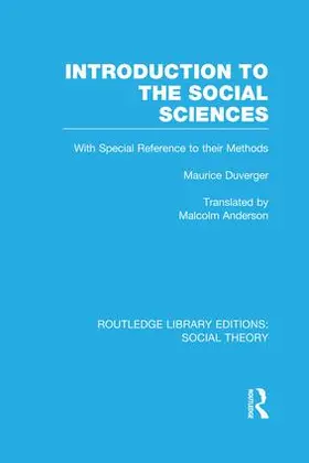 Duverger |  Introduction to the Social Sciences | Buch |  Sack Fachmedien