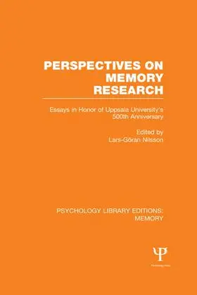 Nilsson | Perspectives on Memory Research (PLE | Buch | 978-1-138-99485-0 | sack.de