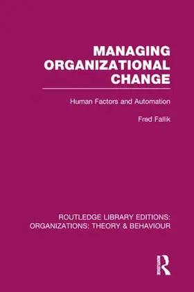 Fallik |  Managing Organizational Change | Buch |  Sack Fachmedien