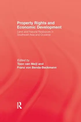 van Meijl / von Benda-Beckmann |  Property Rights and Economic Development | Buch |  Sack Fachmedien