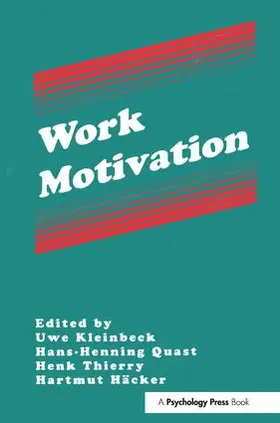 Kleinbeck / Quast / Thierry |  Work Motivation | Buch |  Sack Fachmedien