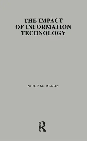 Menon |  The Impact of Information Technology | Buch |  Sack Fachmedien