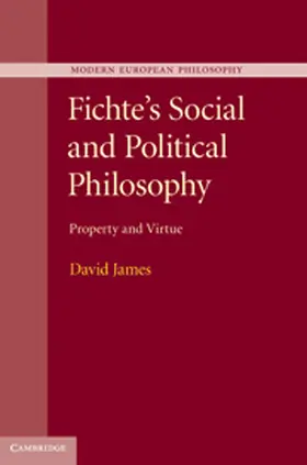 James |  Fichte's Social and Political Philosophy | eBook | Sack Fachmedien