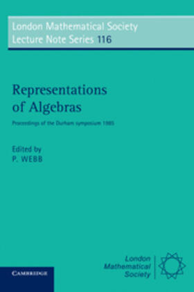 Webb |  Representations of Algebras | eBook | Sack Fachmedien