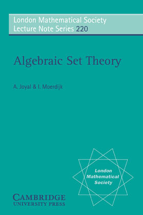Joyal |  Algebraic Set Theory | eBook | Sack Fachmedien