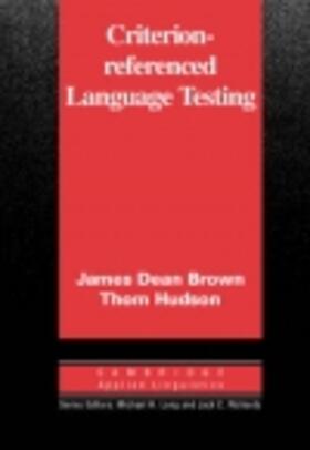Brown |  Criterion-Referenced Language Testing | eBook | Sack Fachmedien