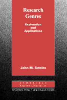 Swales |  Research Genres | eBook | Sack Fachmedien
