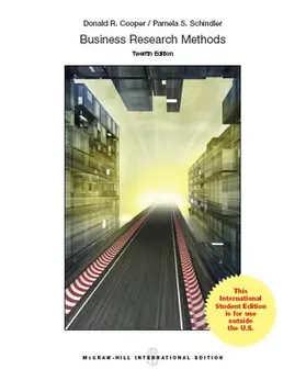 Cooper |  BUSINESS RESEARCH METHODS | Buch |  Sack Fachmedien